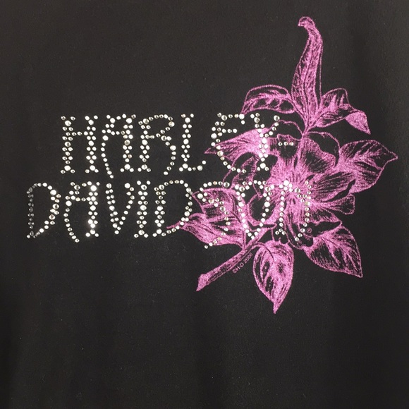 Harley-Davidson Black T-Shirt C & A Ohio - Picture 3 of 7